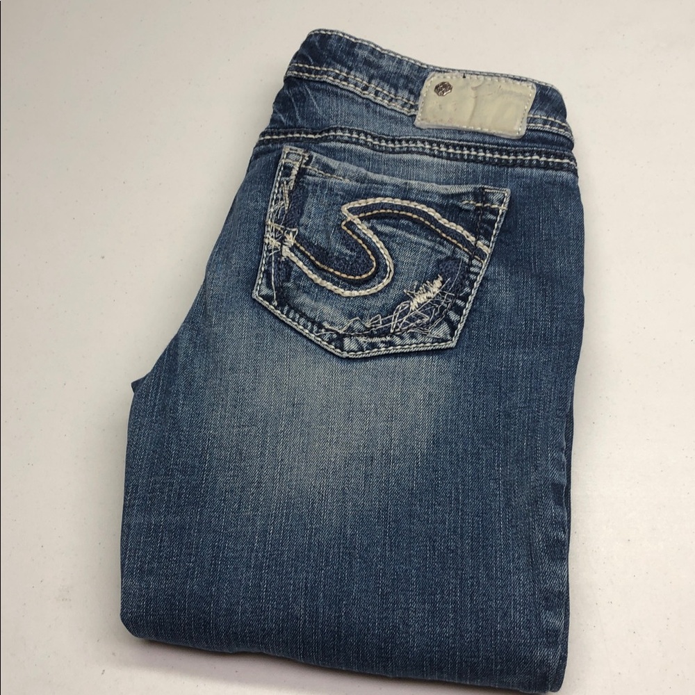 SILVER AIKO BOOTCUT JEANS 28x32 ⭐️